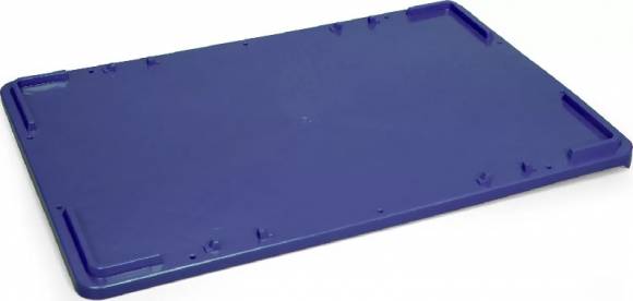 Крышка для контейнера для теста 600*400*40 мм., синяя