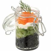 Банка 60мл с крышкой Matfer In Situ D=4,H=8см стекло, бугельный замок 532526 09100873 Банка 60мл с крышкой Matfer In Situ D=4,H=8см стекло, бугельный замок 532526 09100873