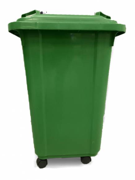 Бак для мусора 60л с крышкой Norma с логотипом