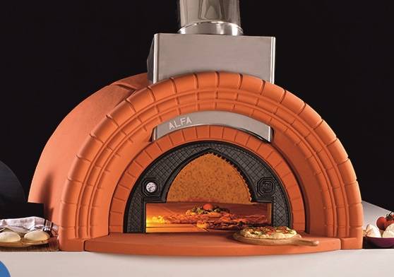 Печь для пиццы на газе и дровах SPECIAL PIZZERIA SFERA 120/132/150 Alfa Refrattari (Италия)