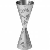 Джиггер нерж. 60/90мл с орнаментом D=52/59,H=155мм Пробар Премиум Мотиво MBJ004EL Джиггер нерж. 60/90мл с орнаментом D=52/59,H=155мм Пробар Премиум Мотиво MBJ004EL