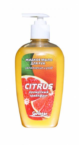 Мыло жидкое Citrus Sprinter 0,5л флакон с дозатором