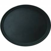 Поднос овальный 59*49см прорезиненный черный ProHotel 2500ct/sp/black
