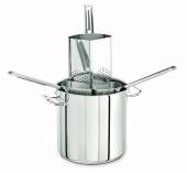 Кастрюля для пасты 8л 240 мм нерж. 3 сегментных вкладыша КаРР 81240104 Кастрюля для пасты 8л 240 мм нерж. 3 сегментных вкладыша КаРР 81240104