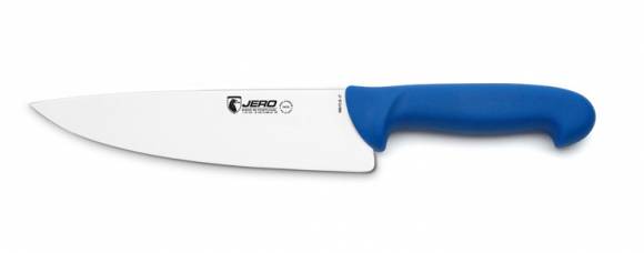 Нож кухонный Шеф 200мм PRO Jero синяя рукоять 5908P3Blu