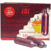Баллончики для сифона для сливок Isi Professional (N2O) 070399 02140411 (10шт. в упаковке)_ Баллончики для сифона для сливок Isi Professional (N2O) 070399 02140411 (10шт. в упаковке)_