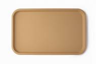 Поднос прямоугольный 52,5x32,5см бежевый поверхность шагрень (106) MGprof 1737 Поднос прямоугольный 52,5x32,5см бежевый поверхность шагрень (106) MGprof 1737