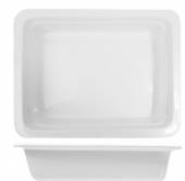 Гастроемкость GN 1/2 65 фарфор Kunstwerk белая H=65, L=325, B=265мм Гастроемкость GN 1/2 65 фарфор Kunstwerk белая H=65, L=325, B=265мм