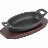 Сковорода для фахитос 155x95мм Prohotel 12034B-15B чугун