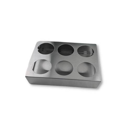 Подставка для соусов 6 ячейки 28*19*8 см. нерж. MGsteel 69822