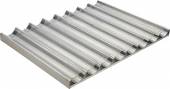 Противень 600х800мм алюминиевый 8 волновой для багетов WLBake 016544 Противень 600х800мм алюминиевый 8 волновой для багетов WLBake 016544