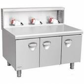 Стенд закрытый для 3-х функциональных элементов серия 400 нерж. Kocateq 4B13 6737 Стенд закрытый для 3-х функциональных элементов серия 400 нерж. Kocateq 4B13 6737