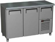 Стол холодильный T57 M2-1 0430-2 корпус нерж, с бортом (BAR-250 Carboma)