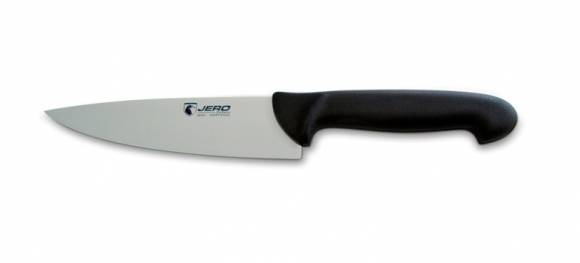 Нож кухонный Шеф 200мм PRO Jero черная рукоять 5908P3