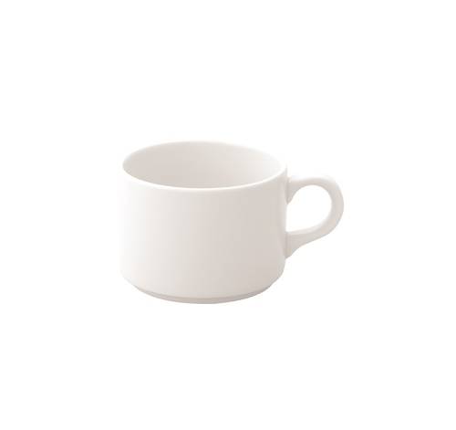 Чашка чайная 230мл штабелиуемая фарфор Prime Ariane белый APRARN000043023