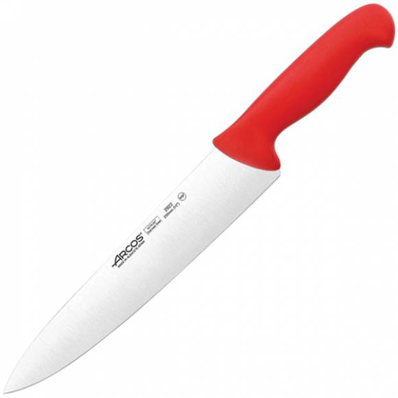 Нож поварской «2900» ARCOS 292222 L=387/250 B=51мм красный