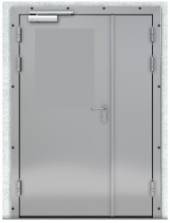 Распашная дверь двухств. технологическая (EI60)РДДТ(EI60)-1530.2360-60-Пр-(Без порога, AISI430(RAL90 Распашная дверь двухств. технологическая (EI60)РДДТ(EI60)-1530.2360-60-Пр-(Без порога, AISI430(RAL90