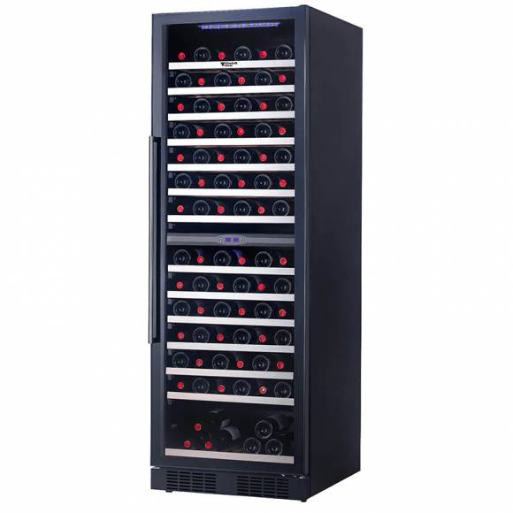 Винный шкаф компрессорный встраиваемый Cold Vine C154-KBT2  2 температурные зоны