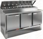 Стол холодильный для пиццы Hicold PZE1-111/GN (1/3) агрегат внизу Стол холодильный для пиццы Hicold PZE1-111/GN (1/3) агрегат внизу