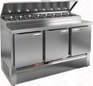 Стол холодильный для пиццы Hicold PZE1-111/GN (1/3) агрегат внизу