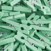 Прищепки-мини для бокала 30х8мм ProHotel дерево бирюзовый цвет 2677G  500шт. в упаковке 06070112 Прищепки-мини для бокала 30х8мм ProHotel дерево бирюзовый цвет 2677G  500шт. в упаковке 06070112