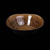 Салатник квадратный 400мл 143мм, коричневый Tvist Madeira фк6108