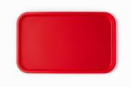 Поднос прямоугольный 52,5x32,5см красный поверхность шагрень (163) MGprof 1737 Поднос прямоугольный 52,5x32,5см красный поверхность шагрень (163) MGprof 1737