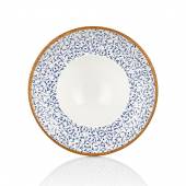 Тарелка глубокая 650 мл 260мм фарфор Tinta Edera By Bone TN-EA-UF-26-CK /6/ Тарелка глубокая 650 мл 260мм фарфор Tinta Edera By Bone TN-EA-UF-26-CK /6/