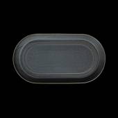 Блюдо овальное 310х165 мм Corone Urbano серый 11012cem