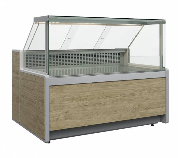 Витрина холодильная Полюс GC111 VM 1,5-1 (динамика) (1010 (Мариель)) без боковин