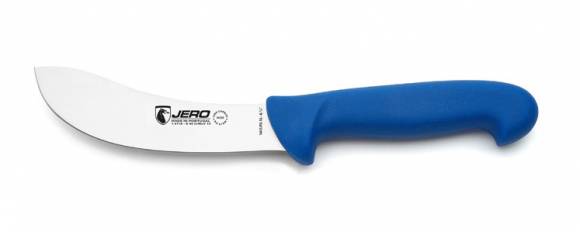 Нож шкуросъемный 160мм PRO Jero синяя рукоять 1415P3B