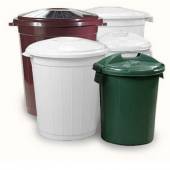 Бак пищевой 105 л H=68см п/п Б-105 бордовый с крышкой, пластик Бак пищевой 105 л H=68см п/п Б-105 бордовый с крышкой, пластик