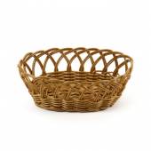 Корзинка пластиковая 215х140 мм коричневая [KT4063] кт1922