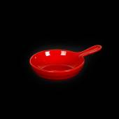 Соусник-сковорода 120мл 107мм фарфор Corone Coolore красный LQ-SK0001-R фк0815/2