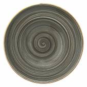 Тарелка глубокая 24см 400мл фарфор Gourmet Aura Space Bonna ASCGRM24CK b