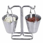 Подставка для емкостей для закусок Ведро Prohotel нерж. H=14,L=13.2см STD1314 04081319 Подставка для емкостей для закусок Ведро Prohotel нерж. H=14,L=13.2см STD1314 04081319