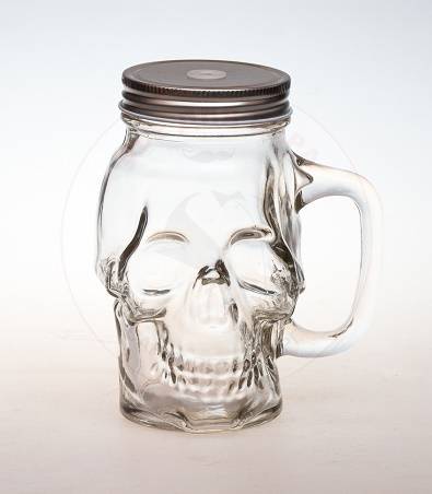 Банка для подачи соков, коктейлей 450мл Череп 57211 ZF161023249A 99000137 /24/