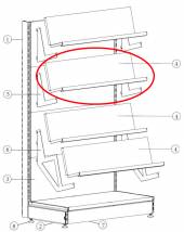 Полка книжная 1000 МХМ Купец 745533.002-01 Полка книжная 1000 МХМ Купец 745533.002-01