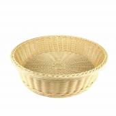 орзина для хлеба круглая 35*10 см. бежевая полиротанг MGprof 75265 орзина для хлеба круглая 35*10 см. бежевая полиротанг MGprof 75265