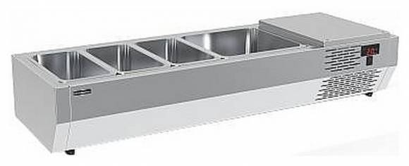 Витрина холодильная настольная для ингредиентов Carboma A40 SM 1,2 (3 GN1/3+1 GN1/2) Витрина холодильная настольная для ингредиентов Carboma A40 SM 1,2 (3 GN1/3+1 GN1/2)