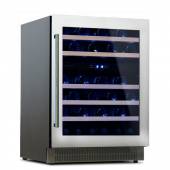 В Винный шкаф компрессорный DUNAVOX DAU-46.146DW 2 температурные зоны