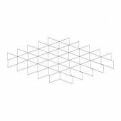 Кассета-вставка DIHR С 114 для 36 стаканов диам. 72мм (500х500) Кассета-вставка DIHR С 114 для 36 стаканов диам. 72мм (500х500)