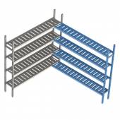 Дополнительная угловая секция. 4 яруса LOAD.ME poly 1200x400x1800 18AL.4PP40.12C	