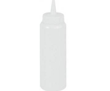 Бутылка для соуса пластиковая 375мл прозрачная MG 1740 32097 /24/