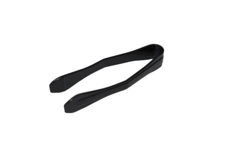 Щипцы для льда и сахара поликарбонат черные 12см MGprof 1723  