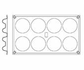 Форма силикон "Цветок" 8шт Paderno 47742-10 04140957 Форма силикон "Цветок" 8шт Paderno 47742-10 04140957