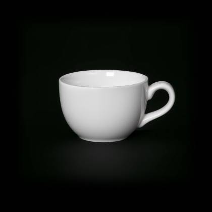 Чашка кофейная 90мл 64х43мм Corone Simplice фарфор белый LQ-QK15004A фк085