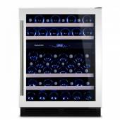 В Винный шкаф компрессорный DUNAVOX DX-53.130DWK/DP 2 температурные зоны