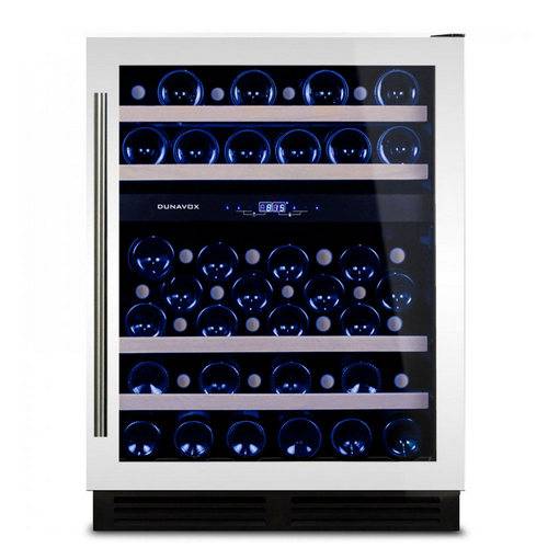 В Винный шкаф компрессорный DUNAVOX DX-53.130DWK/DP 2 температурные зоны В Винный шкаф компрессорный DUNAVOX DX-53.130DWK/DP 2 температурные зоны