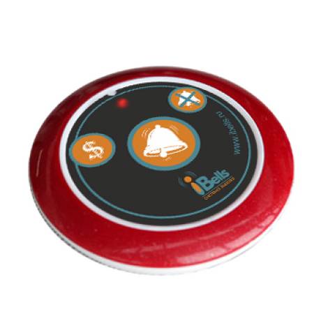 Smart-23 беспроводная многофункциональная кнопка вызова, цвет красный